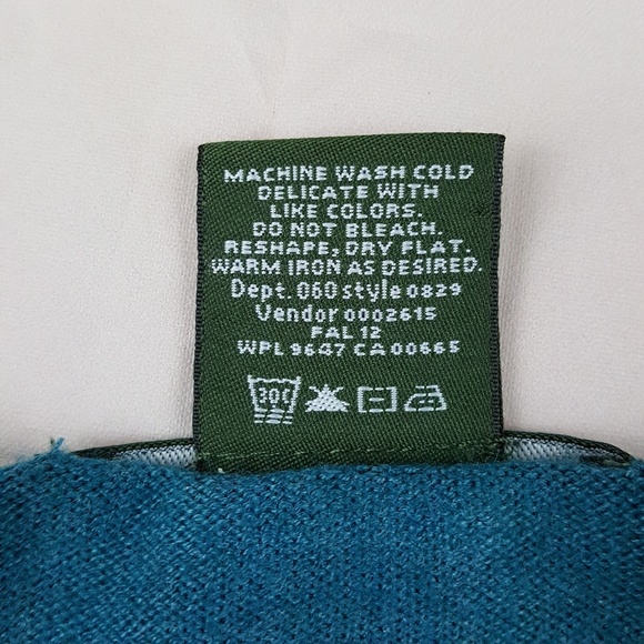 Eddie Bauer Lambswool Blend V-Neck Sweater - Picture 8 of 8